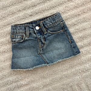 Old Navy Baby Girl Denim Skirt - Size 12-18 Months with Adjustable Waist
